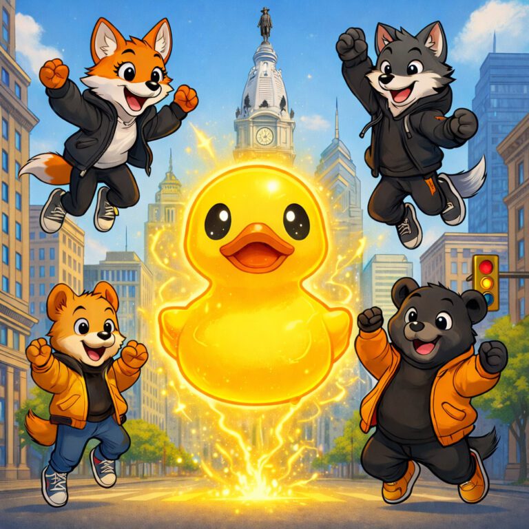 Duck song for kids — "Ducky! (Quack Quack Quack)" cover art by Snuggle Bunch