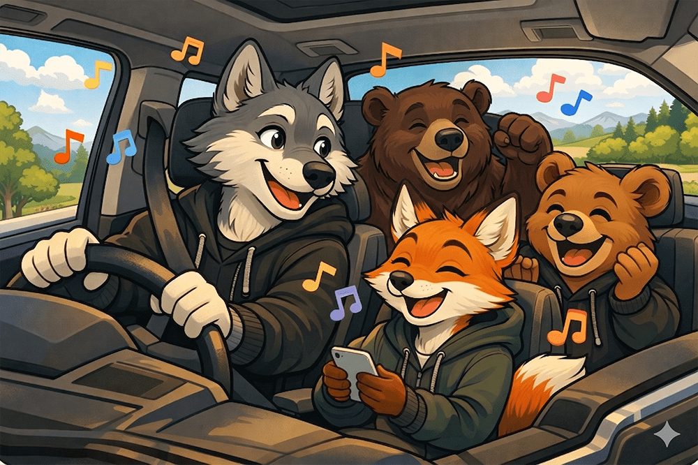 the best songs for a family road trip